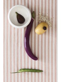 H&M - Pink Linen-Blend Tablecloth