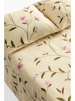 H&M - Yellow King Bed Sheet With Pillow Covers