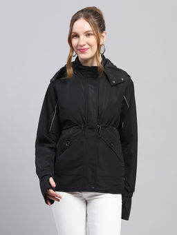 Monte Carlo - Black Solid Wintercoat Jacket