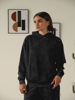 Muvazo - Black Acid Drift Hoodie