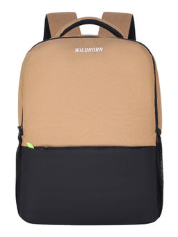 WILDHORN - Beige Unisex Polyester Laptop Backpack