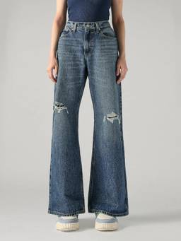 Levi's - Blue Loose Bootcut Fit Mid Rise Jeans