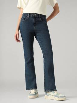 Levi's - 725 Navy Blue High Rise Jeans