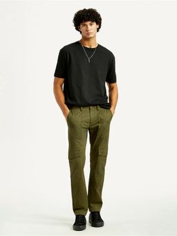 Levi's - Men's Olive Slim Fit Cargo Trousers