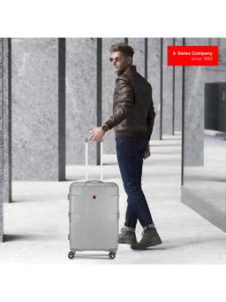 Wenger - Unisex Cote D' Azure, Medium Hardside Abs/ Pc Case, Silver (Medium)