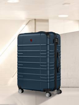 Wenger - Unisex Amplar Plus Large Hardside Case Navy Blue (Large)