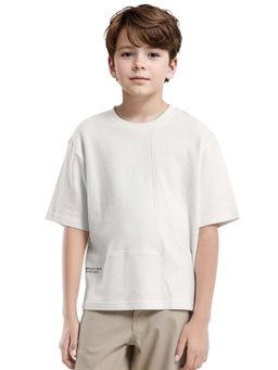 RARE ONES - Kids Perg-T White Cotton T-shirt