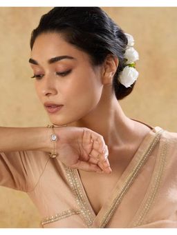 Indinoor - Gold Kundan Festive Bracelet