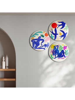 ARTBUG - Plates with Abstract Figures and Nature