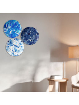 ARTBUG - Deep Blue Elegance Oceanic Abstract