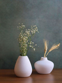 WEAVING HOMES - Esoteric White Vase