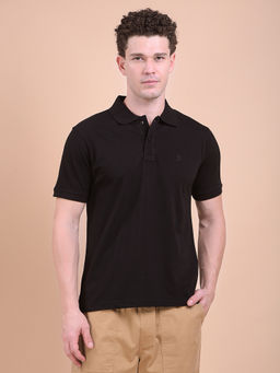 DCYPHR - Men Gravitas Black Polo T-Shirt