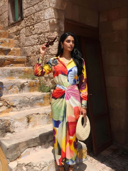 Poppi - Multi-Color Aurelia Printed Co-ord Set
