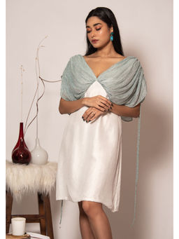 VANSHIKA AGARWAL LABEL - Blue Chloe Silk Dress