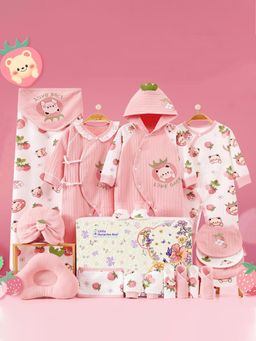 Little Surprise Box - 20 pcs Pinkberry Ted Newborn Baby Girl Gift Box