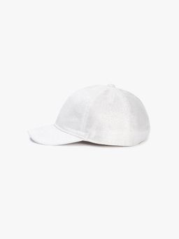 GAP - White Cotton Solid Cap