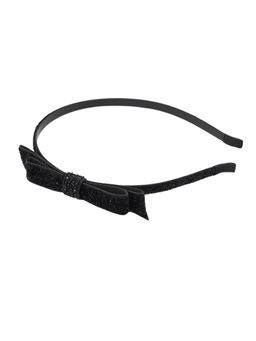 Baby Doe - Black Velvet Embellished Hair Band