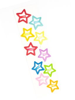 Baby Doe - Multi-Color Metal Embellished Hair Clips (Pack of 10)