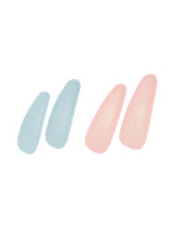 Baby Doe - Multi-Color Sequin Embellished Hair Clips (Pack of 4)