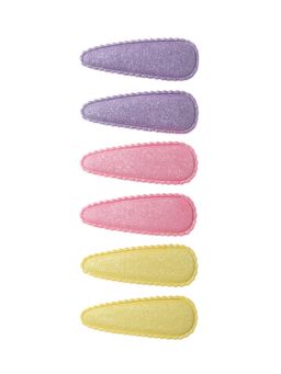 Baby Doe - Multi-Color Sequin Embellished Hair Clips (Pack of 6)