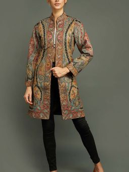 Dusala India - Paisley Vintage Multi-Color Coat