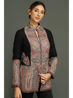 Dusala India - Antique Jamawar Pashmina Multi-Color Shrug