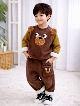 Little Surprise Box - Brown Bear 3Dears Sweatshirt and Jogger