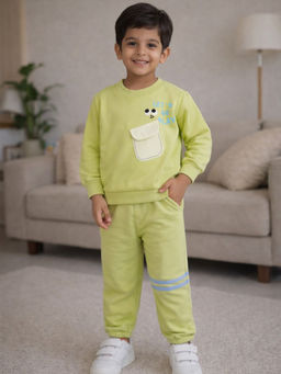 Little Surprise Box - Let'S Play Green Sweatshirt and Jogger