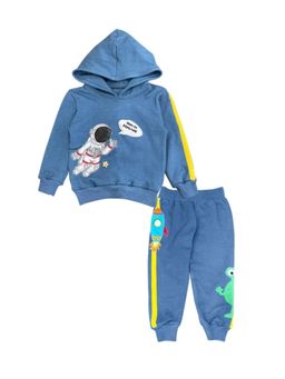 MIRACLE HAPPEN - Miracles Happen Astronaut Personalised Tracksuit - Blue