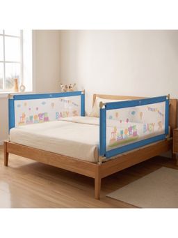 Mee Mee - Blue Guard Adjustable Elephant Print Bed Rail (Pack Of 2) (0-12 Months)