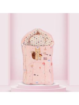 Mee Mee - Pink 3-In-1 Baby Bed Squirrel Sleeping Bag (0-6 Months)