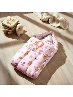 Mee Mee - Pink Premium Snow Bear Muslin Sleeping Bag (0-6 Months)