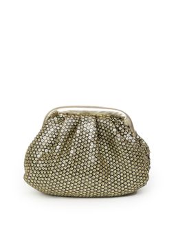 SG By Sonia Gulrajani - Gold and Black Sequin Nora Clutch