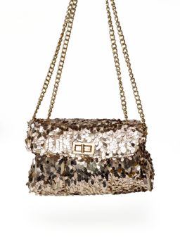 SG By Sonia Gulrajani - Rose Gold Sequin Trish Sling Bag