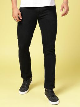 RIGO - Men Slim Fit Black Jeans