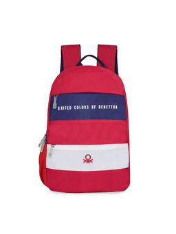 United Colors of Benetton - Belluno Unisex 14 Inch Laptop Backpack - Red