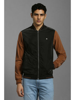 Louis Philippe - Men Casual Black Print Jacket