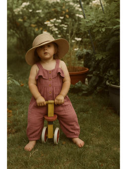 FURR BALLS - Purple Sleeveless Jumpsuit