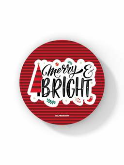 Macmerise - Merry Bright Pattern Circular Coaster