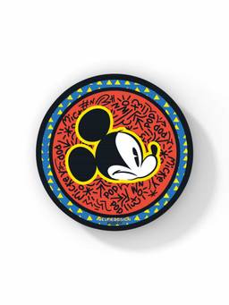 Macmerise - Mickey Face Pop Pattern Circular Coaster