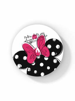 Macmerise - Polka Minnie Pattern Circular Coaster