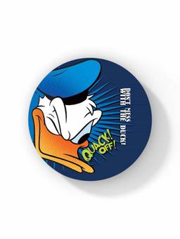 Macmerise - Quack Off Pattern Circular Coaster
