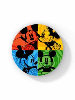Macmerise - Shades of Mickey Pattern Circular Coaster