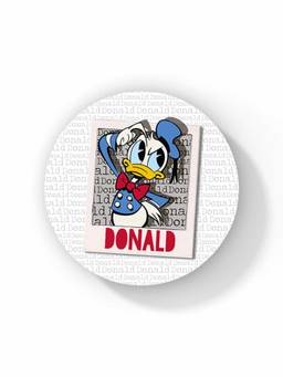 Macmerise - Hello Mr Donald Pattern Circular Coaster
