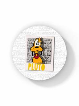 Macmerise - Hello Mr Pluto Pattern Circular Coaster