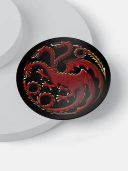 Macmerise - HOD House of the dragon Pattern Circular Coaster