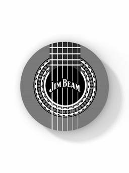 Macmerise - Jim Beam Flamenco Pattern Circular Coaster