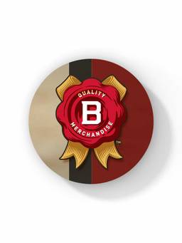 Macmerise - Jim Beam Grunge Pattern Circular Coaster