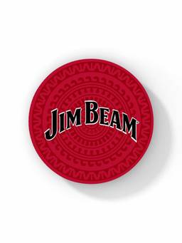 Macmerise - Jim Beam Kakau Pattern Circular Coaster