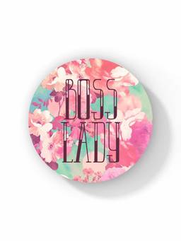 Macmerise - Boss Lady Pattern Circular Coaster
